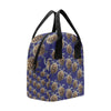 Sea Turtle Pattern Print Design T05 Insulated Lunch Bag