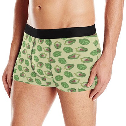 Artichoke Pattern Print Design 03 Men's Boxer Briefs