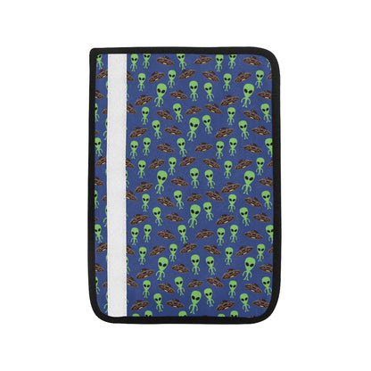 Alien Green UFO Pattern Car Seat Belt Cover