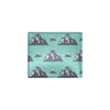 Mountain Pattern Print Design 01 Men's ID Card Wallet