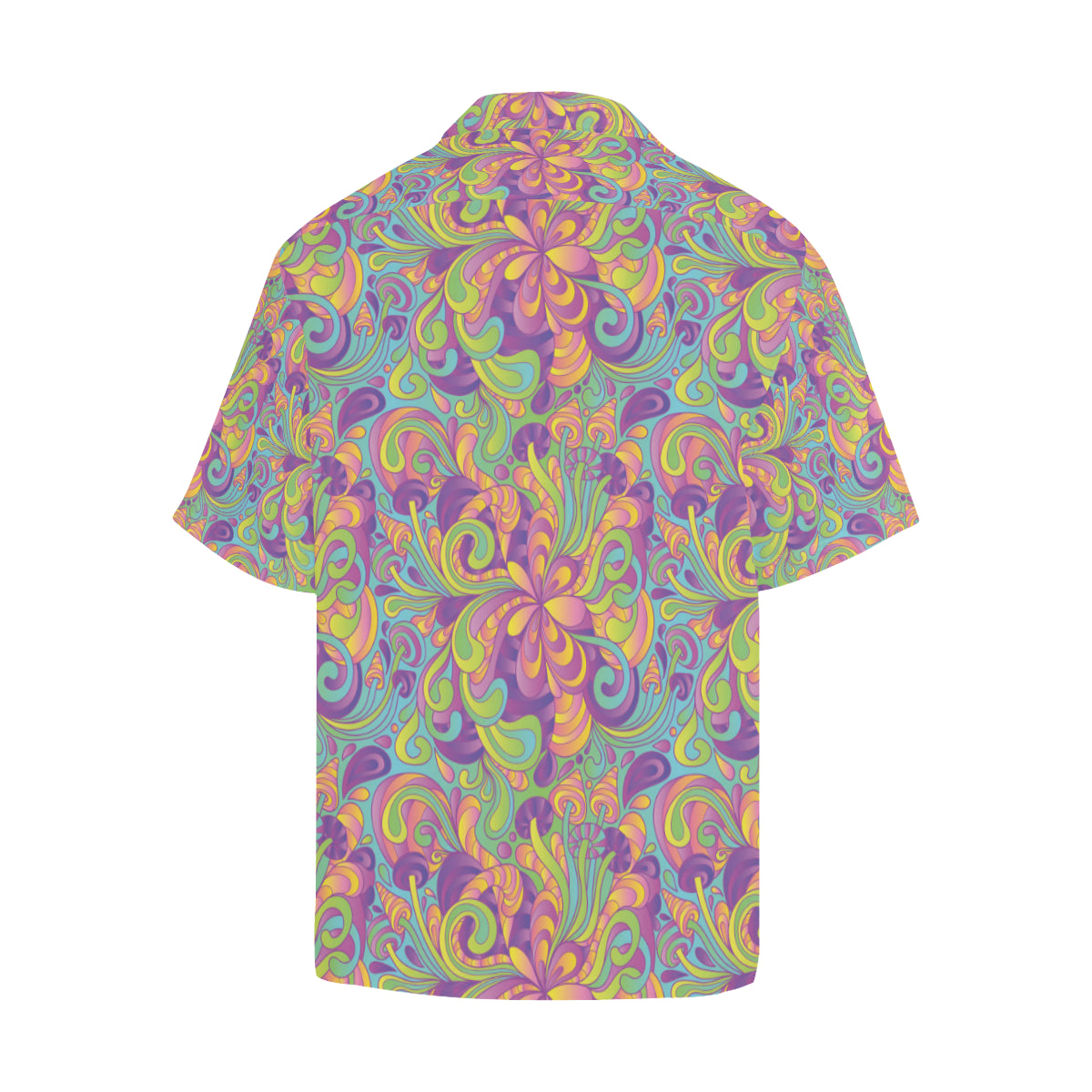 Psychedelic Mushroom Pattern Print Design A05 Men's Hawaiian Shirt