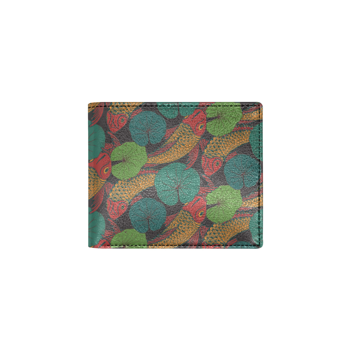 KOI Fish Pattern Print Design 01 Men's ID Card Wallet