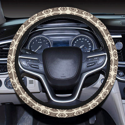 Native American Eagle Pattern Steering Wheel Cover with Elastic Edge