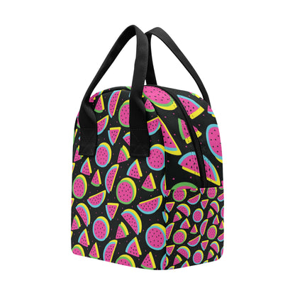 Watermelon Pattern Print Design WM07 Insulated Lunch Bag