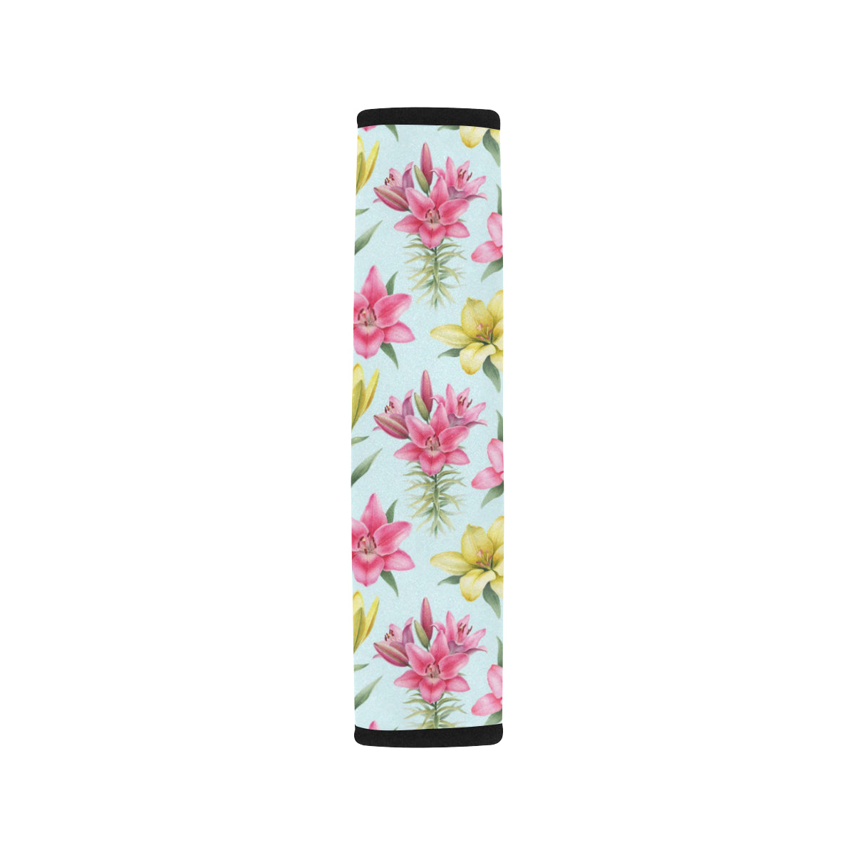 Lily Pattern Print Design LY010 Car Seat Belt Cover