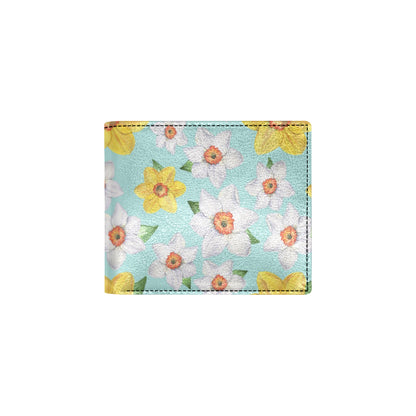 Daffodils Pattern Print Design DF07 Men's ID Card Wallet