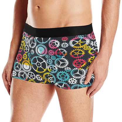 Mechanic Pattern Print Design 02 Men's Boxer Briefs