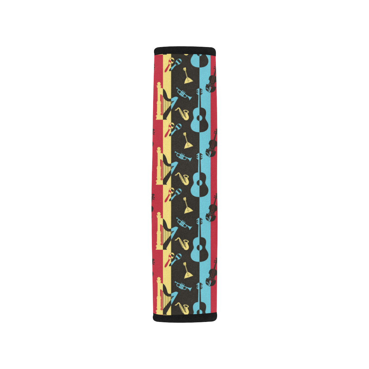 Jazz Pattern Print Design 02 Car Seat Belt Cover