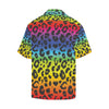 Rainbow Leopard Pattern Print Design A01 Men's Hawaiian Shirt