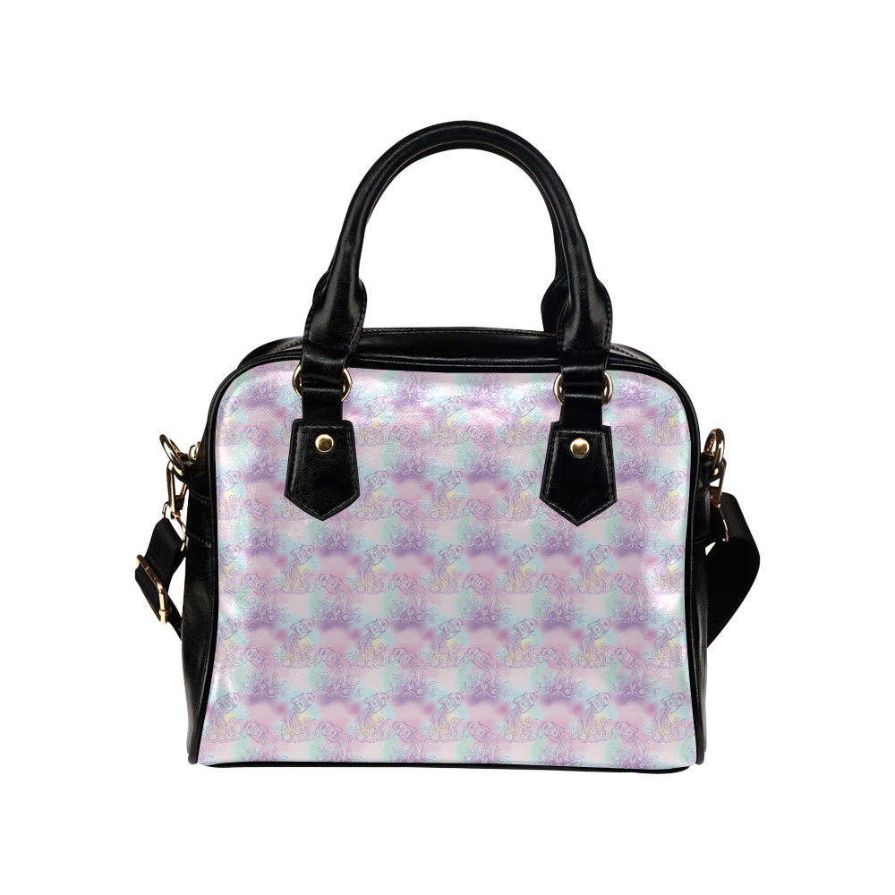 Aquarius Zodiac Pattern Print Design 01 Shoulder Handbag