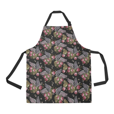 Angel Wings Pattern Print Design 06 Apron with Pocket