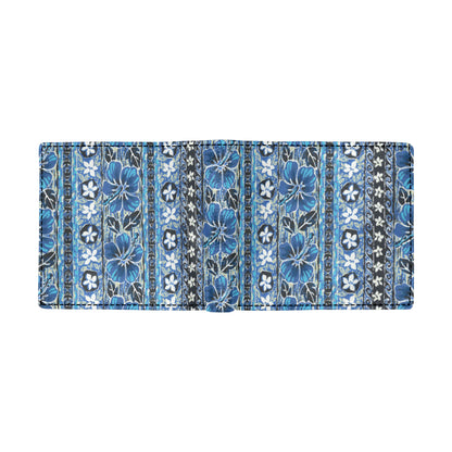 Hawaiian Themed Pattern Print Design H012 Men's ID Card Wallet