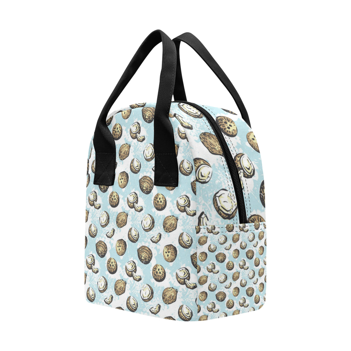Coconut Pattern Print Design CN01 Insulated Lunch Bag