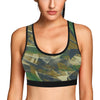 Military Camouflage Pattern Print Design 01 Sports Bra