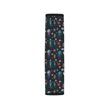 Jellyfish Underwater Print Car Seat Belt Cover