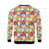 Daisy Pattern Print Design DS05 Men Long Sleeve Sweatshirt