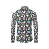 Donut Unicorn Pattern Print Design DN09 Men's Long Sleeve Shirt