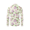 Apple blossom Pattern Print Design AB05 Men's Long Sleeve Shirt