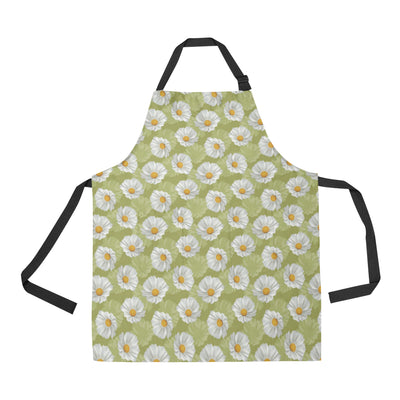 Daisy Pattern Print Design DS06 Apron with Pocket