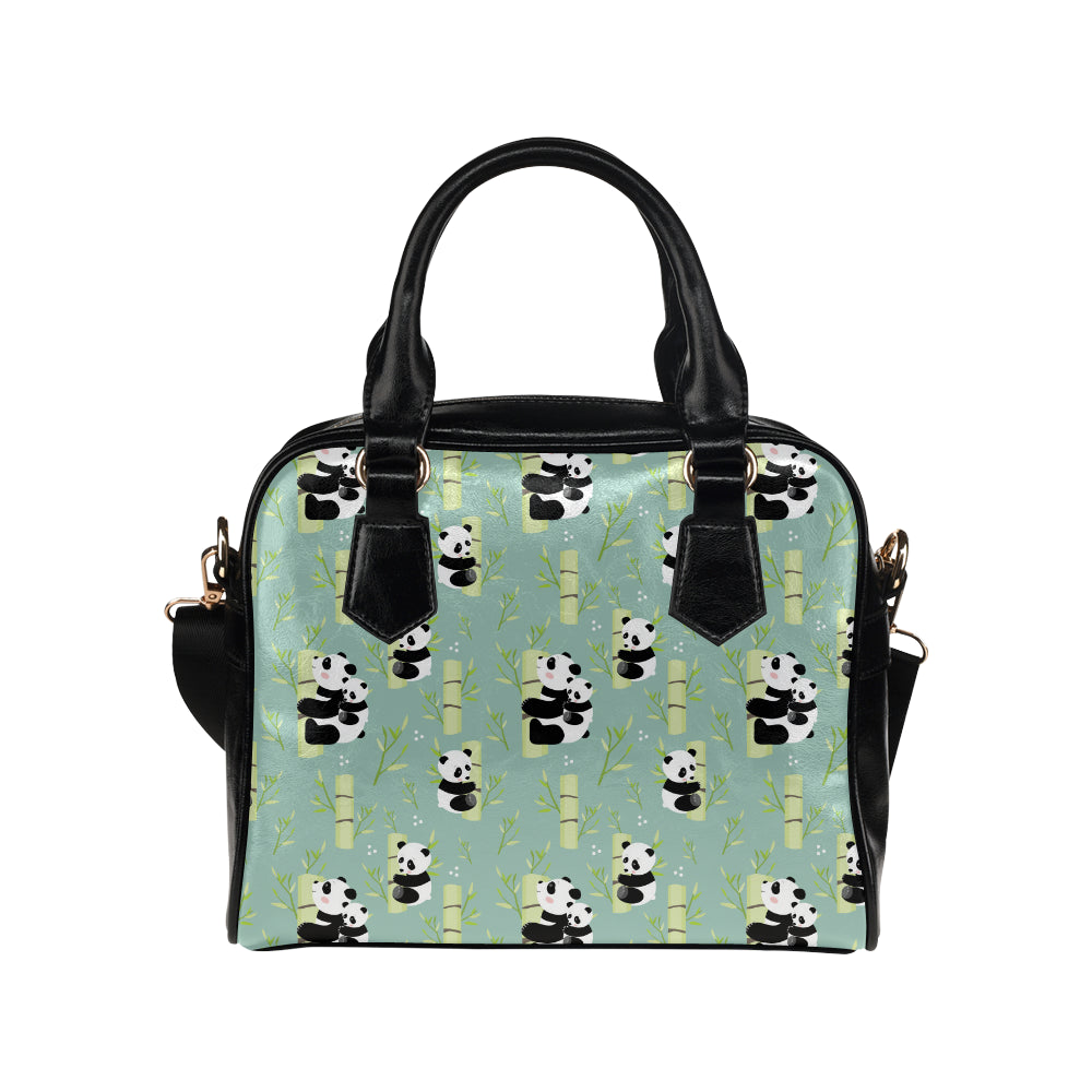 Panda Pattern Print Design A03 Shoulder Handbag