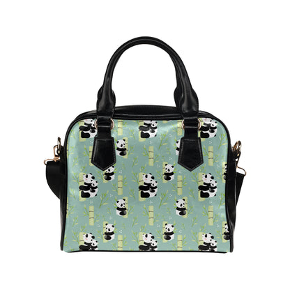 Panda Pattern Print Design A03 Shoulder Handbag