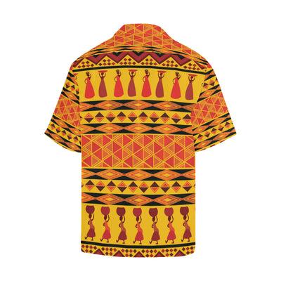 African Pattern Print Design 01 Men's Hawaiian Shirt