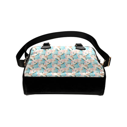 Bluebird Pattern Print Design 03 Shoulder Handbag