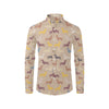 Dachshund Pattern Print Design 03 Men's Long Sleeve Shirt