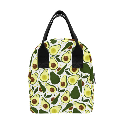 Avocado Pattern Print Design AC06 Insulated Lunch Bag