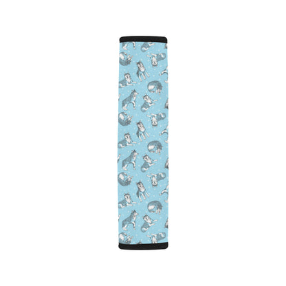 Wolf Design Print Pattern Car Seat Belt Cover