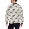 Sea Turtle Pattern Print Design T07 Men Long Sleeve Sweatshirt