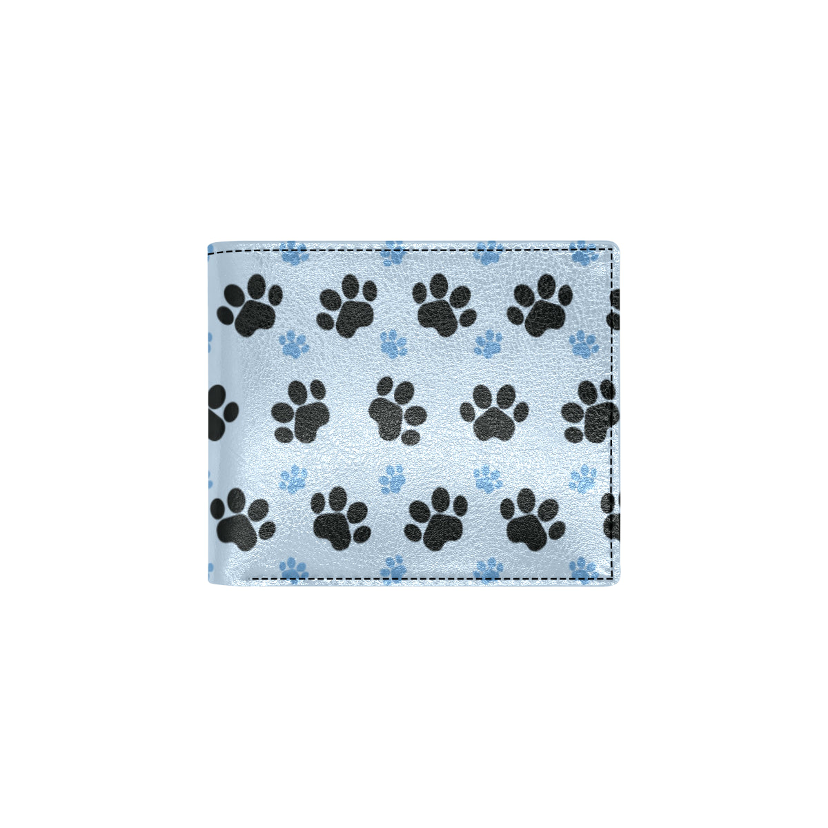 Paw Pattern Print Design A04 Men's ID Card Wallet