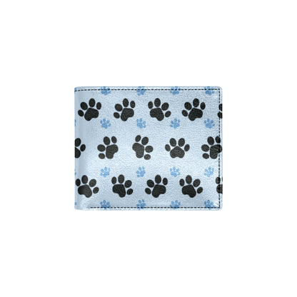 Paw Pattern Print Design A04 Men's ID Card Wallet