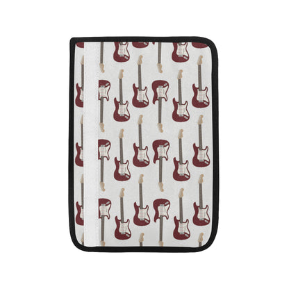 Bass Guitar Pattern Print Design 03 Car Seat Belt Cover