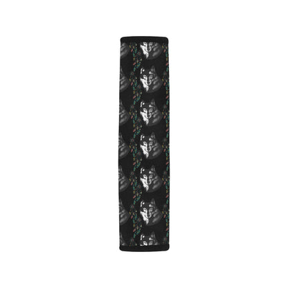 Wolf Black Dream Catcher Design Print Car Seat Belt Cover