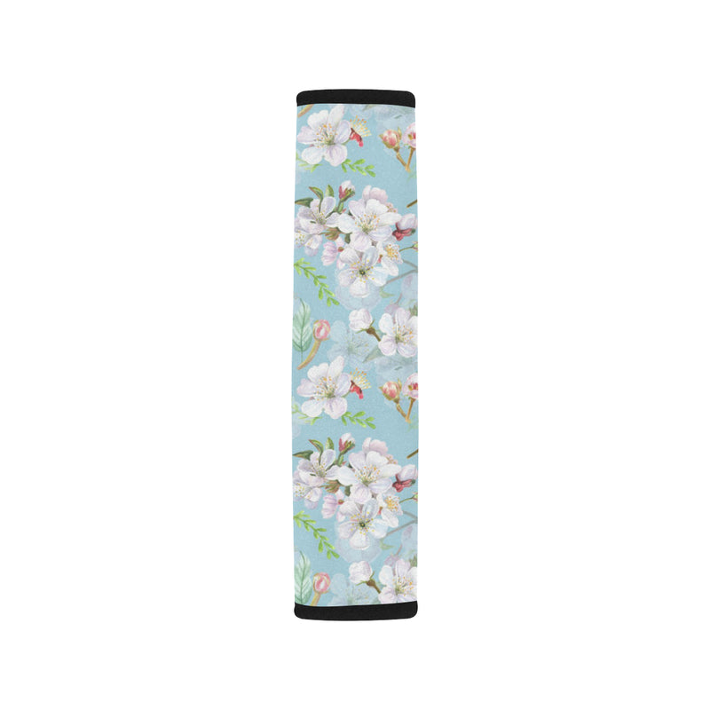 Apple blossom Pattern Print Design AB06 Car Seat Belt Cover