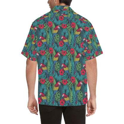 Parrot Pattern Print Design A05 Men's Hawaiian Shirt