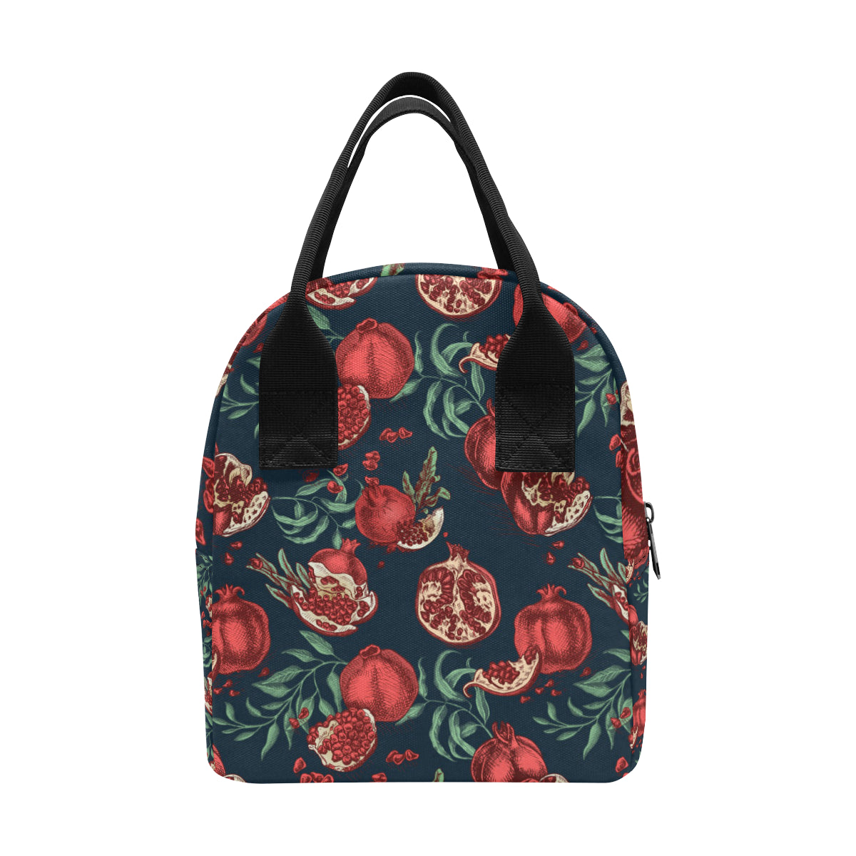 Pomegranate Pattern Print Design PG04 Insulated Lunch Bag