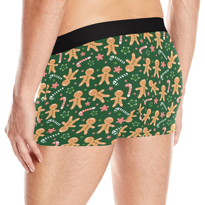Gingerbread Pattern Print Design 04 Men's Boxer Briefs