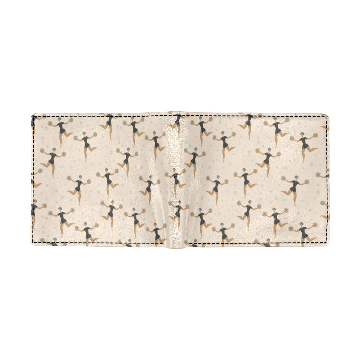 Cheerleader Pattern Print Design 03 Men's ID Card Wallet