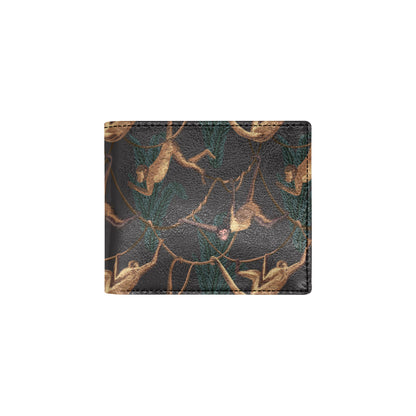 Monkey Pattern Print Design 02 Men's ID Card Wallet