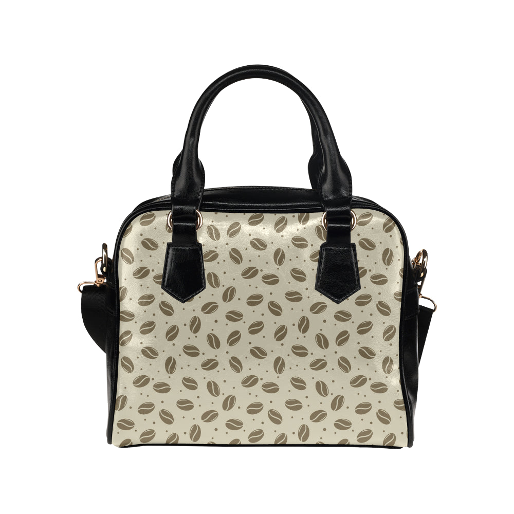 Coffee Pattern Print Design 02 Shoulder Handbag