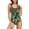 Bird Of Paradise Pattern Print Design BOP05 Women Swimsuit