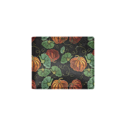 Pumpkin Pattern Print Design A02 Men's ID Card Wallet