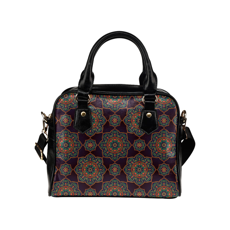 Medallion Pattern Print Design 03 Shoulder Handbag