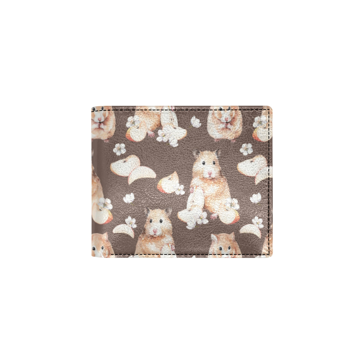 Hamster Pattern Print Design 03 Men's ID Card Wallet