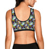 Unicorn With Wings Print Pattern Sports Bra