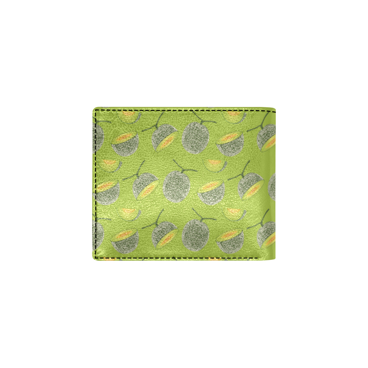 Cantaloupe Pattern Print Design 03 Men's ID Card Wallet