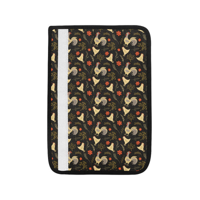 Chicken Pattern Print Design 04 Car Seat Belt Cover