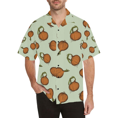 Onion Pattern Print Design A05 Men's Hawaiian Shirt